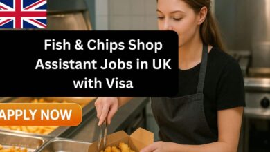 Fish & Chips Shop Assistant Jobs in UK with Visa