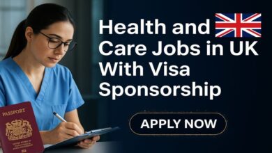 Health and Care Jobs in UK With Visa Sponsorship