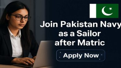 Join Pakistan Navy as a Sailor after Matric