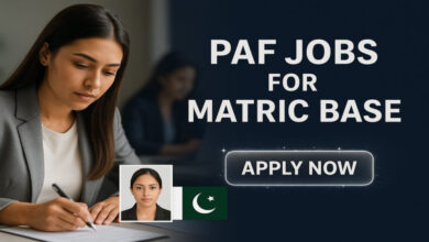 PAF Jobs for Matric Base
