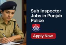 Sub Inspector Jobs in Punjab Police
