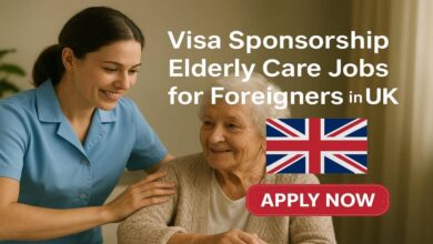 Visa Sponsorship Elderly Care Jobs for Foreigners in UK