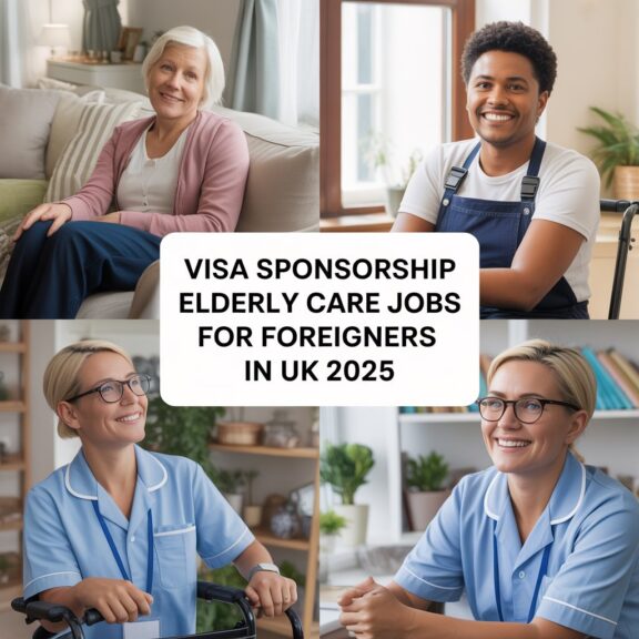 Visa Sponsorship Elderly Care Jobs for Foreigners in UK