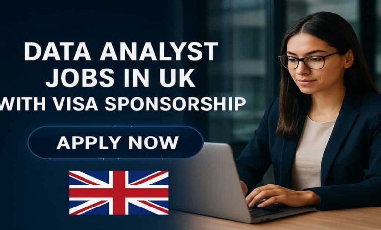 Data Analyst Jobs in UK with Visa Sponsorship