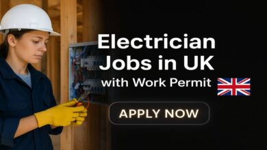 Electrician Jobs in UK with Work Permit