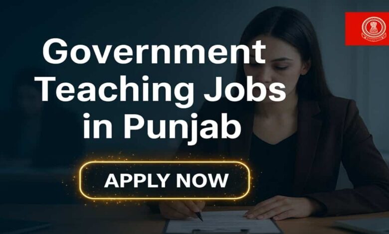 Government Teaching Jobs in Punjab