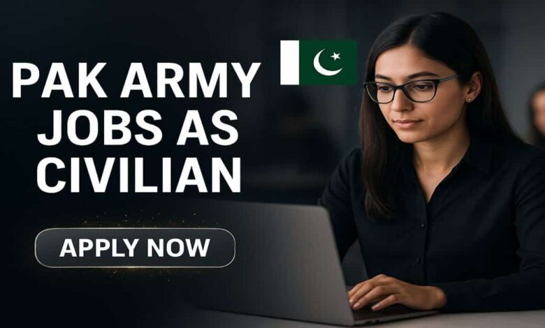 Pak Army Jobs as Civilian