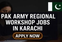 Pak Army Regional Workshop Jobs in Karachi