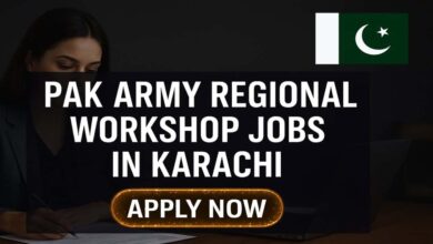 Pak Army Regional Workshop Jobs in Karachi
