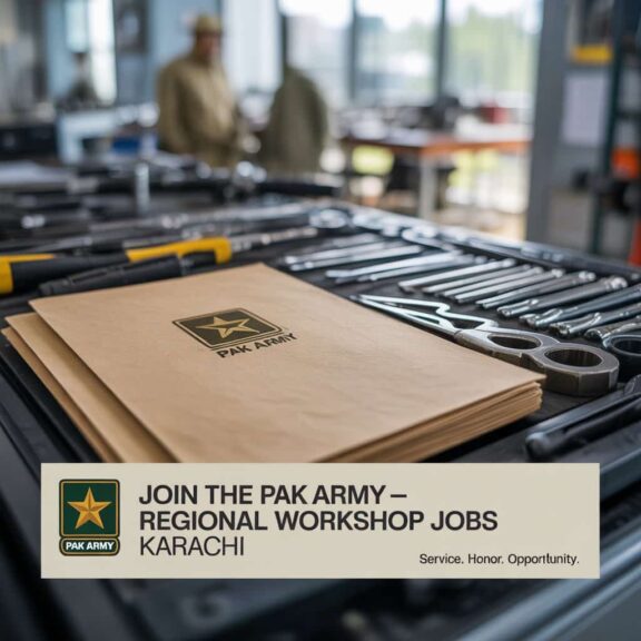 Pak Army Regional Workshop Jobs in Karachi