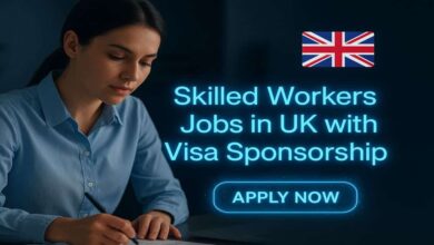 Skilled Workers Jobs in UK with Visa Sponsorship