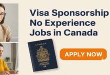 Visa Sponsorship No Experience Jobs in Canada