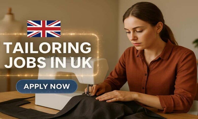 Visa Sponsorship Tailoring Jobs in UK