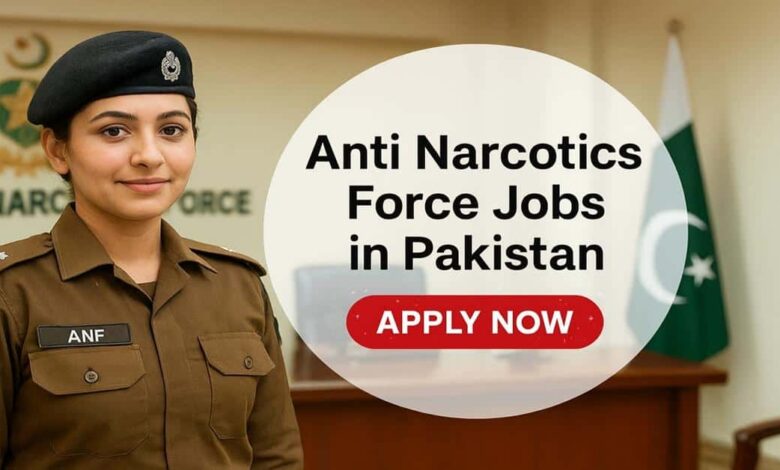 Anti Narcotics Force Jobs in Pakistan
