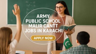 Army Public School Malir Cantt Jobs in Karachi