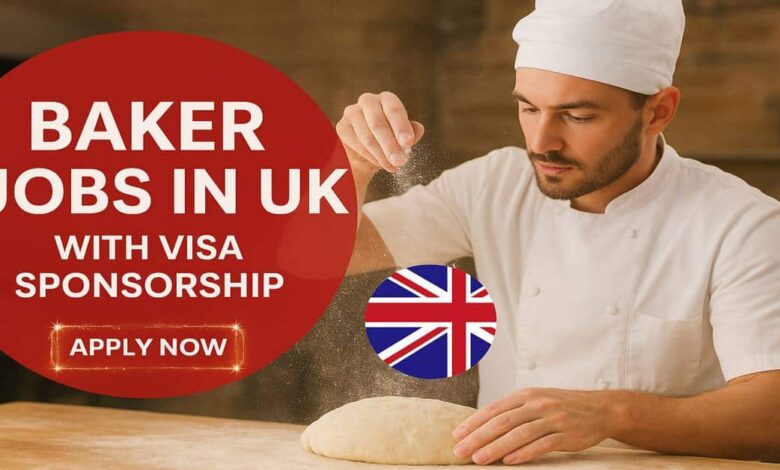 Baker Jobs in UK with Visa Sponsorship
