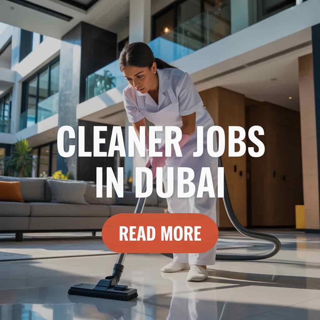 Cleaner Jobs in Dubai