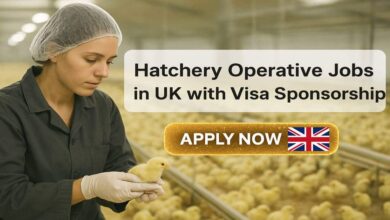 Hatchery Operative Jobs in UK with Visa Sponsorship