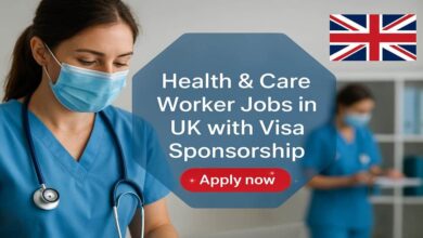 Health & Care Worker Jobs in UK with Visa Sponsorship