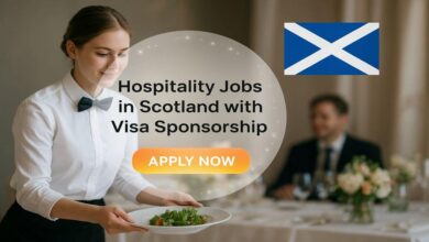 Hospitality Jobs in Scotland with Visa Sponsorship
