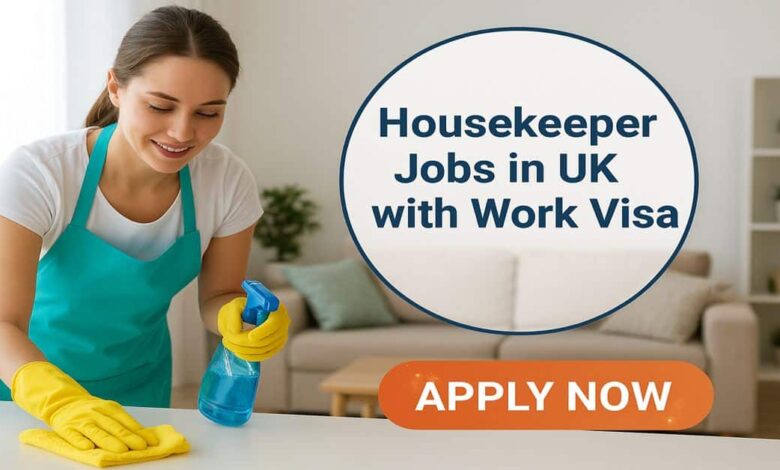 Housekeeper Jobs in UK with Work Visa