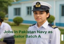 Jobs in Pakistan Navy as Sailor Batch A