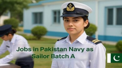 Jobs in Pakistan Navy as Sailor Batch A