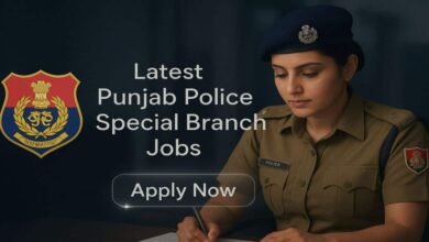 Latest Punjab Police Special Branch Jobs
