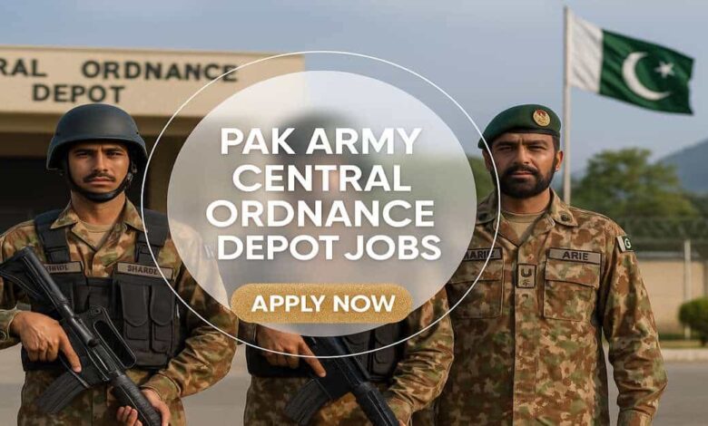 Pak Army Central Ordnance Depot Jobs