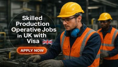 Skilled Production Operative Jobs in UK with Visa