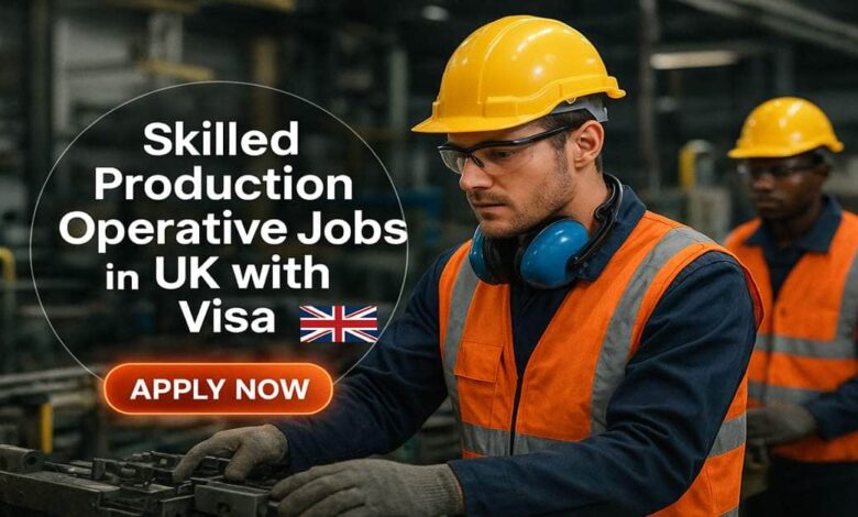Skilled Production Operative Jobs in UK with Visa