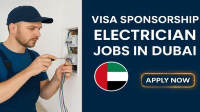 Visa Sponsorship Electrician Jobs in Dubai