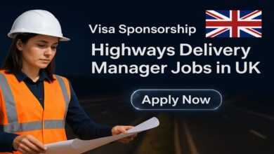 Visa Sponsorship Highways Delivery Manager Jobs in UK