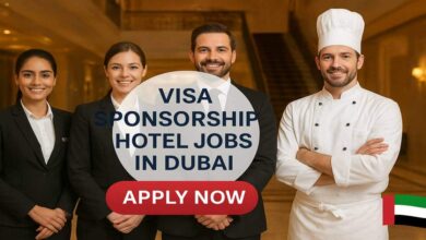 Visa Sponsorship Hotel Jobs in Dubai