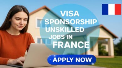 Visa Sponsorship Unskilled Jobs in France