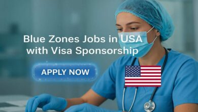 Blue Zones Jobs in USA with Visa Sponsorship