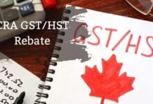 CRA GSTHST Rebate