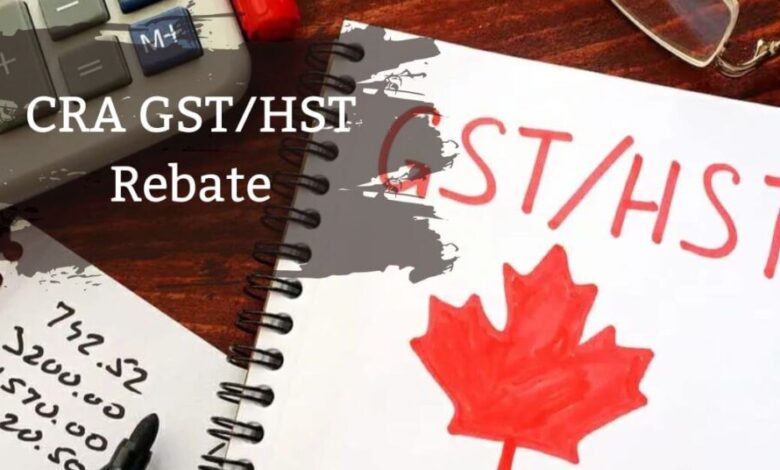 CRA GSTHST Rebate