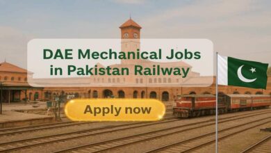 DAE Mechanical Jobs in Pakistan Railway
