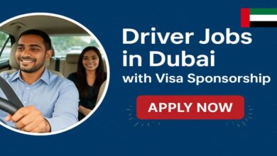 Driver Jobs in Dubai with Visa Sponsorship