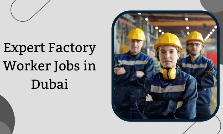 Expert Factory Worker Jobs in Dubai