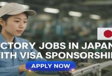 Factory Jobs in Japan with Visa Sponsorship