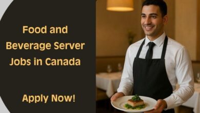 Food and Beverage Server Jobs in Canada