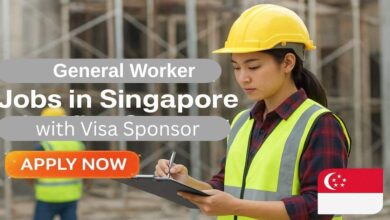 General Worker Jobs in Singapore with Visa Sponsor