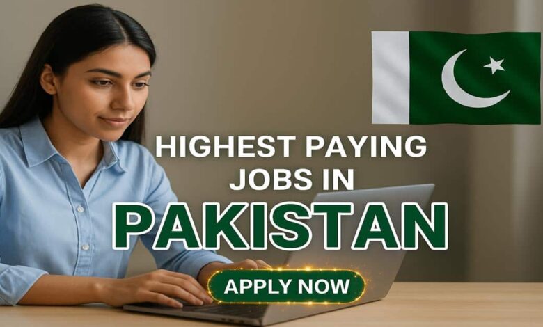 Highest Paying Jobs in Pakistan