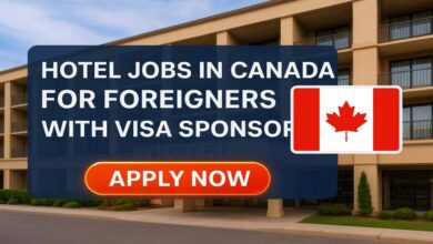Hotel Jobs in Canada for Foreigners with Visa Sponsor