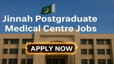 Jinnah Postgraduate Medical Centre Jobs