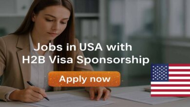 Jobs in USA with H2B Visa Sponsorship