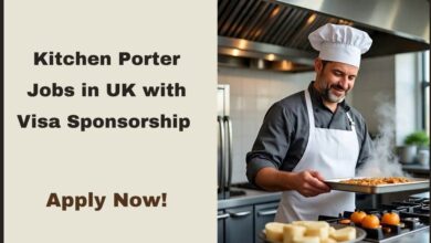 Kitchen Porter Jobs in UK with Visa Sponsorship