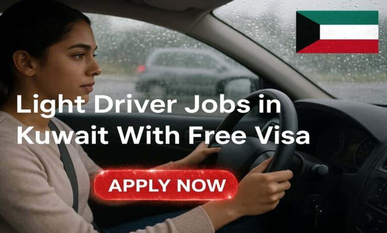 Light Driver Jobs in Kuwait With Free Visa
